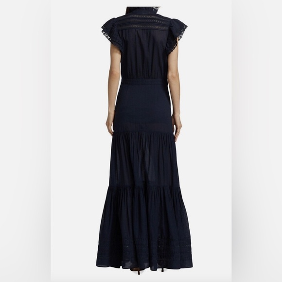 Veronica Beard - Satori Maxi Dress in Ink - Picture 3 of 10